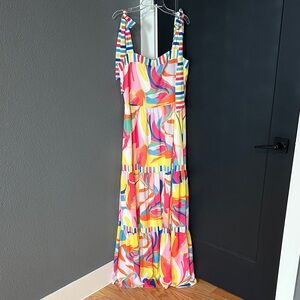 Flying Tomato Multicolor Striped Dress